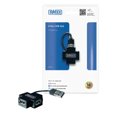 USB 2.0 4 port hub, must