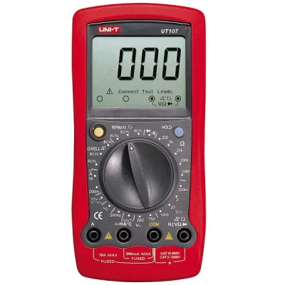 Autotester UNI-T UT107 ACV/DCV/DCA/R/f/t/tach/dwell