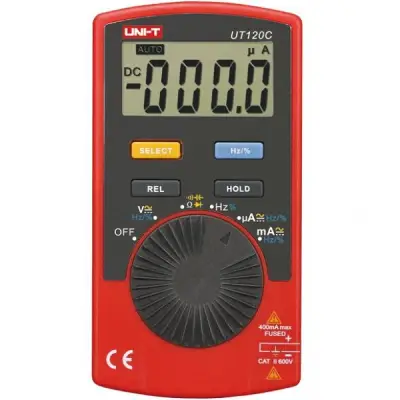 Taskumultimeeter Uni-T UT120C ACV/DCV/ACA/DCA/R/C/f