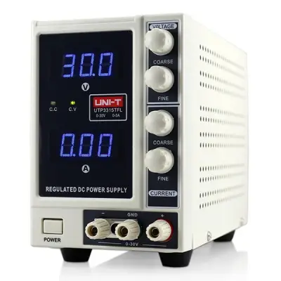 Labori toiteplokk 0-30VDC 5A, 2xLED tabloo UNI-T