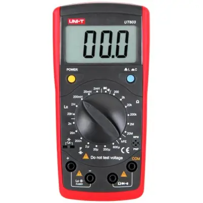 Multimeter UNI-T UT603 LCR mõõtja 2mH...20H 2nF...600uF 200R...20MR hFE