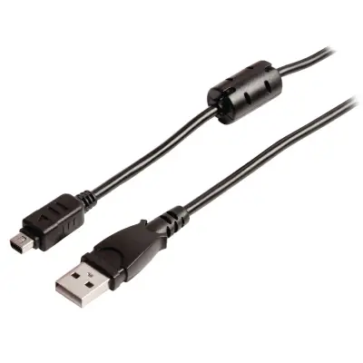 USB 2.0 8pin kaabel 2m NIKON kaamerale Must