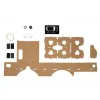 3D virtuaalprillid telefonile 7.5*15cm DIY kartong