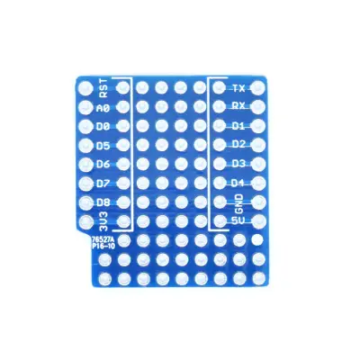 Protoplaat kahepoolne WeMos D1
