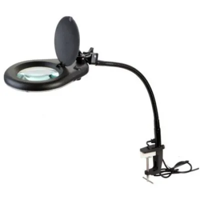 Suurenduslamp 80-led 15W 5-dioptriat, 127mm, Must