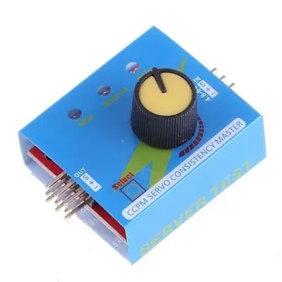 Servo mootori tester 4.2-6V 15mA 46x32x17mm