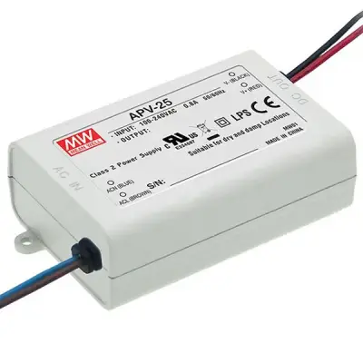 Блок питания 12VDC 2.1A 25.2W SMPS Mean Well APV-25