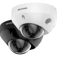 Hikvision IP kaamera DS-2CD2547G2-LS 4MP f2.8mm mini kuppel must