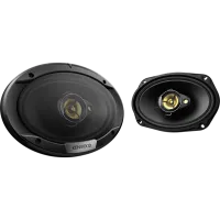 KENWOOD STAGE SOUND SERIES, 6"x9" Flush Mount 3-way 3-Speaker System