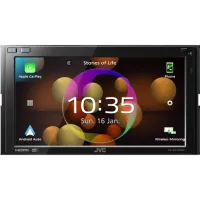 JVC 6.8' puutetundlik ekraan • DAB+ tuuner • Toetab juhtmevabalt Apple CarPlay®, Android Auto™ ja Android ekraani peegeldamist.