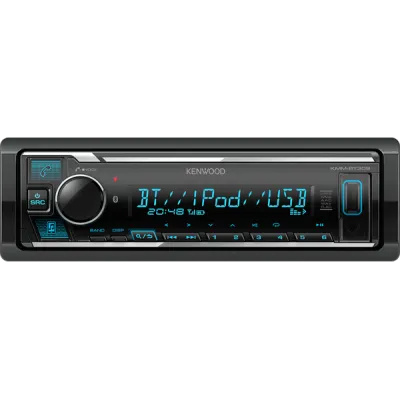 KENWOOD digitaalne meediakeskus Bluetooth-tehnoloogiaga käed-vabad telefonikõnede ja muusika voogedastuse jaoks.