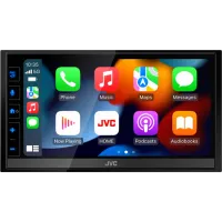 JVC 6.8' Touch screen • DAB+ Tuner • Supports wirelessly Apple CarPlay®, Android Auto™ and wired (USB) Android screen mirroring.