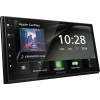 KENWOOD Digital AV Receiver • 6.8" WSVGA Display • Wireless Apple CarPlay®/Android Auto™ & iPhone & Android Mirroring • DAB+ Tuner