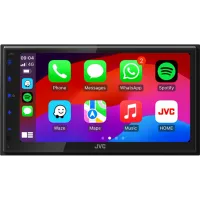 JVC 6.8' puutetundlik ekraan • DAB+ tuuner • Toetab juhtmevabalt Apple CarPlay®, Android Auto™ ja iPhone/Android ekraani peegeldamist.