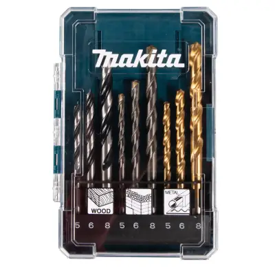 Makita metall/puit/kivi puuride komplekt 9tk 5,6,8mm