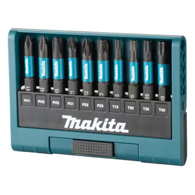 Makita otsikute komplekt 10tk Impact Black 50mm PH/PZ/TX