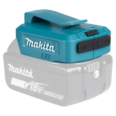 Makita aku USB adapter 18V LXT 2xUSB 2x2.1A