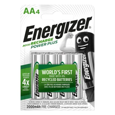 Rechargeable NiMH Battery AA | 1.2 V DC | 2000 mAh | 4-Blister