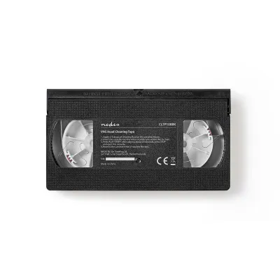 Head Cleaning Tape | 20 ml | VHS Heads | Black