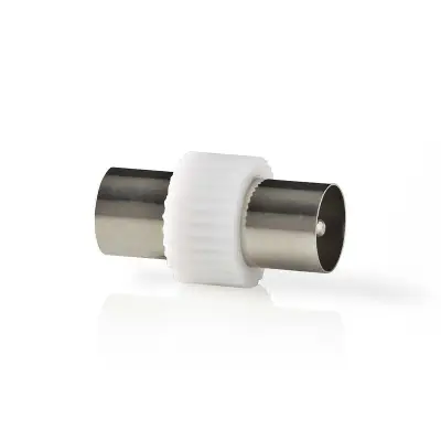 Satellite & Antenna Adapter, IEC (Coax) Male, IEC (Coax) Male, Gold Plated, 75 Ohm