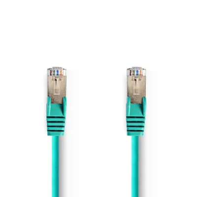 CAT5e Network Cable | SF/UTP | RJ45 Male | RJ45 Male | 3.00 m | Round | PVC | Green | Polybag