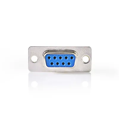 D-Sub Chassis Mount | D-SUB 9-Pin Female | Silver | Envelope