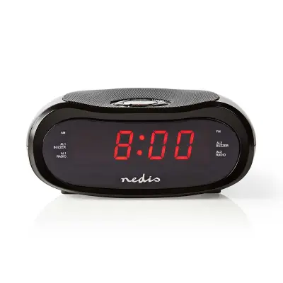 Digital Alarm Clock Radio, LED Display, AM / FM, Snooze function, Sleep timer