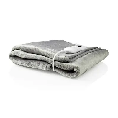Electric Blanket | Underblanket | 1 Person | 150 x 80 cm | 9 Heat Settings | Washable | Overheating protection | Digital control | Fleece / Polyester