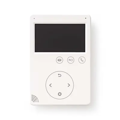 Video Door Phone | Maximum resolution: 480x272 | 2-way communication | Mains Powered | White
