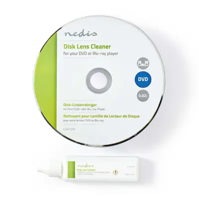 Disc Lens Cleaner, Cleaning Disc, 20 ml, BluRay Player / DVD-player