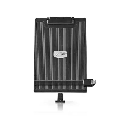 Copy Holder, Clip, Suitable for paper size: A4, Adjustable Angle / Full Motion, Swivel angle: 360 °