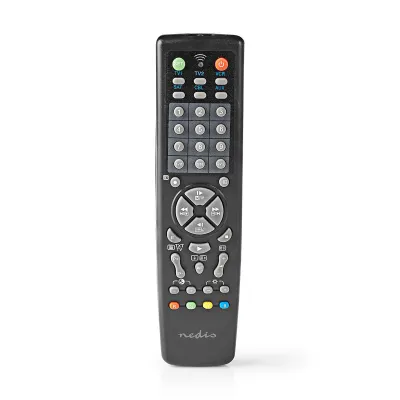 Universal Remote Control, Preprogrammed, 10 Devices, Memory Buttons / TV Guide Button, Infrared