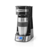 Single-Serve Coffee Maker, 0.4 l, 750 W, Timer function, Insulated travel mug