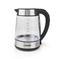 Digital Electric Kettle, 1.7 l, 2200 W, Glass, 50/70/80/90/100 °C Presets