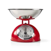 Retro Kitchen Scale, Analog, Metal Housing, Removable bowl, Max. 5kg