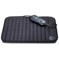Heating pad with three heat settings, overheating protection and automatic switch-off 40 x 30 cm Black