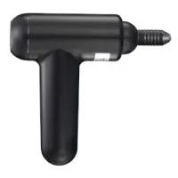 Rechargeable massage gun with LED 4 heads Black