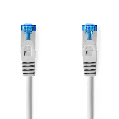 Cat6a Cable | S/ftp | Rj45 Male | Rj45 Male | 2.00 M | Snagless | Round | Lszh | Grey | Envelope