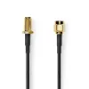 SMA Cable, SMA Male, SMA Female, Gold Plated, 50 Ohm