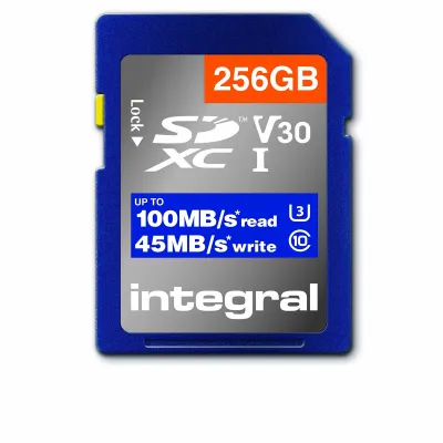 High Speed SDHC/XC V30 UHS-I U3 256GB SD memory card