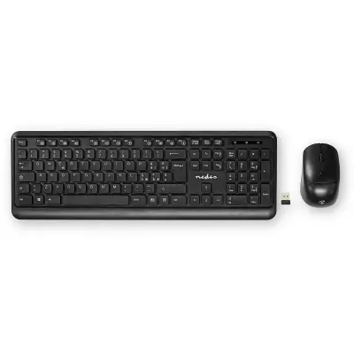 Mouse and Keyboard Set, Wireless, Mouse and keyboard connection: USB, 800 / 1200 / 1600 dpi, Adjustable DPI