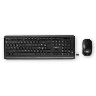 Mouse and Keyboard Set, Wireless, Mouse and keyboard connection: USB, 800 / 1200 / 1600 dpi, Adjustable DPI
