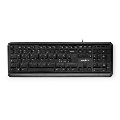 Wired Keyboard, USB-A, Multimedia, QWERTY, IT Layout