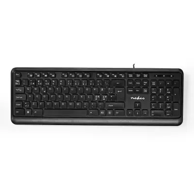 Wired Keyboard, USB-A, Multimedia, QWERTY, ND Layout