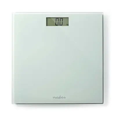 Personal Scale, Digital, White, Tempered Glass, Maximum weighing capacity: 150 kg