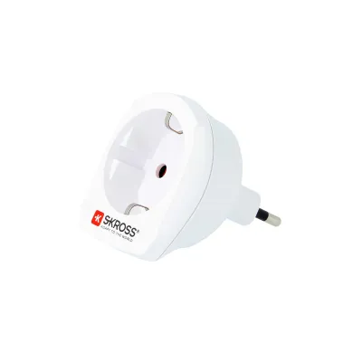 SKross | Travel Adapter | Europe-to-Switzerland Earthed