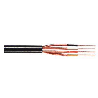 Speaker Cable on Reel 4x 0.14 - 100 m Black