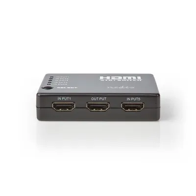 HDMI™ Switch | 5 port(s) | 5x HDMI™ Input | 1x HDMI™ Output | 1080p | 3.4 Gbps | ABS | Black