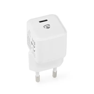Wall Charger | 30 W | PD3.0 30W | Quick charge feature | 1.5 / 2.0 / 2.5 / 3.0 A | Number of outputs: 1 | USB-C™ | Automatic Voltage Selection | White