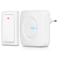 Battery free doorbell White